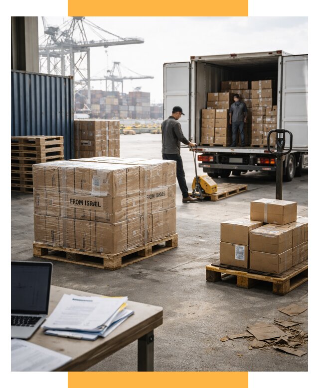 Доставка грузов из Израиля от 15638 р., логистика от СетСервис-Мго