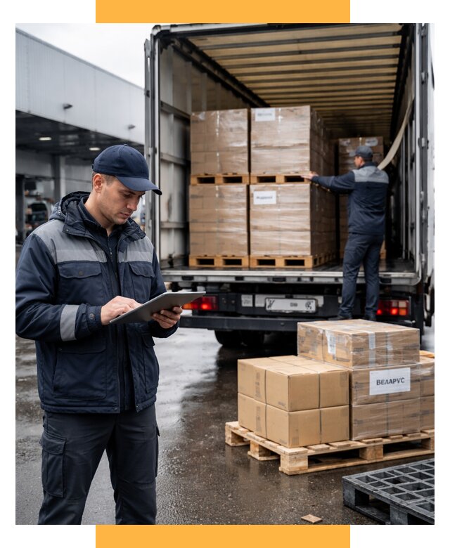 Доставка грузов из Беларуси от 15638 р. логистика СетСервис-Мго