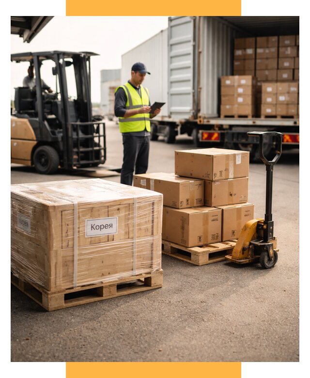 Доставка грузов в Корею из России от 36488 р. | СетСервис-Мго