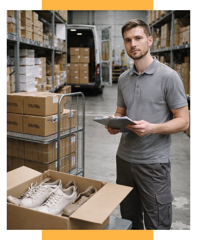 Доставка обуви из Китая и Турции от 4691 р. СетСервис-Мго