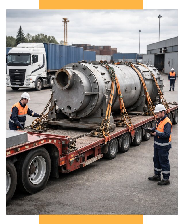 Перевозка тяжеловесных грузов под ключ от 156375 р. | СетСервис-Мго
